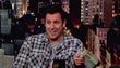 Adam Sandler, en el show de David Letterman
