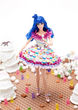 Barbie de Katy Perry con un vestido lleno de magdalenas