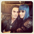 Katy Perry junto con Baptiste Giabiconi