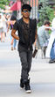 Lenny Kravitz, súper fashion pasenado por las calles de Manhattan