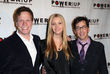 Lisa Kudrow con otros de los protagonistas y creadores de "Web Therapy", la nueva serie con la que triunfa