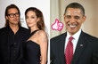 Los 'Brangelina' visitan la Casa Blanca 
