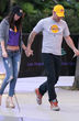 Megan Fox y Brian Austin Green comparten sus gustos en el deporte y así lo demuestran sus camisetas de los Lakers.