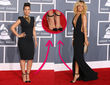 Rihanna y Alicia Keys lucieron los mismos zapatos en los Grammy 2012
