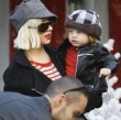 Christina Aguilera junto a su hijo Max. Christina Aguilera junto a su hijo Max.