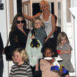 Angelina Jolie y sus hijos pasaron la tarde en casa de Gwen Stefani