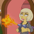 Lady Gaga junto a Ned Flanders