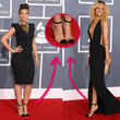Rihanna y Alicia Keys lucieron los mismos zapatos en los Grammy 2012 Rihanna y Alicia Keys lucieron los mismos zapatos en los Grammy 2012