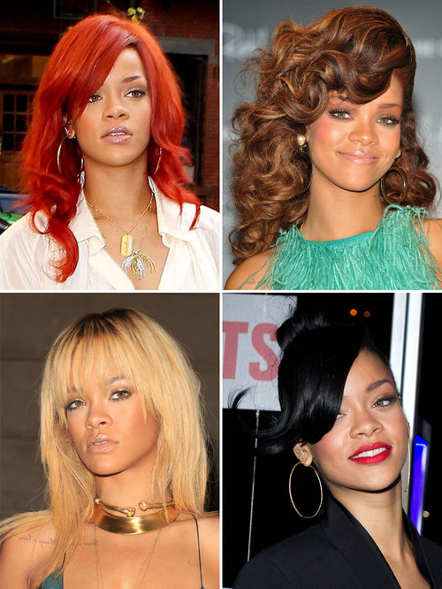 Rihanna, Lady GaGa, Katy Perry - Rihanna y sus distintos colores Rihanna, Lady GaGa, Katy Perry - Rihanna y sus distintos colores